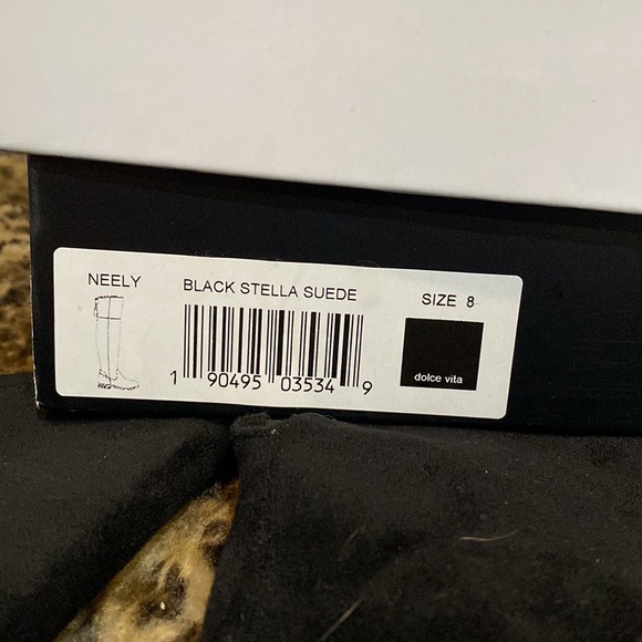 Dolce Vita Neely Black Suede Boots - Picture 4 of 4